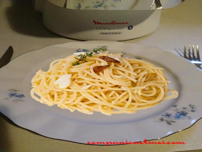 Spaghettis à l'ail et au piment