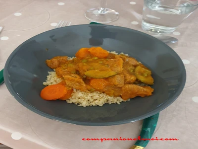 Tajine de veau aux légumes
