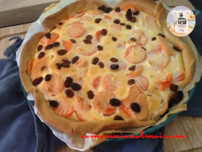 Tarte à la carotte express