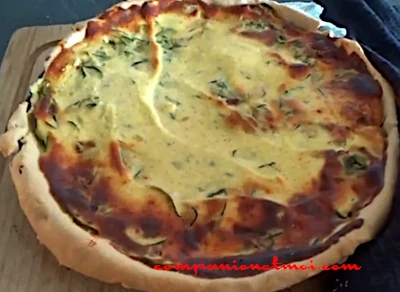 Tarte à la courgette et à la ricotta