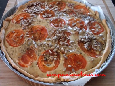 Tarte au thon et à la tomate