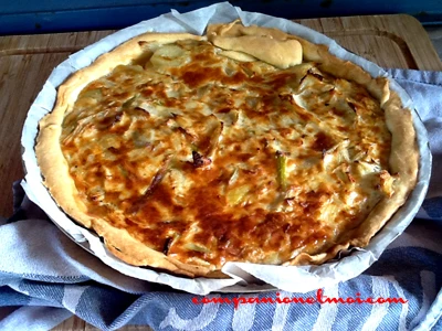 Tarte aux oignons et au fenouil