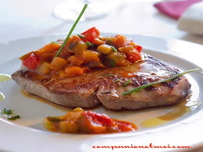 Thon à la ratatouille