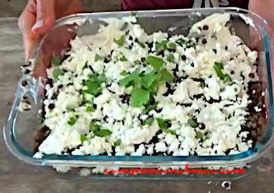 Tiramisu aux lentilles mascarpone et feta