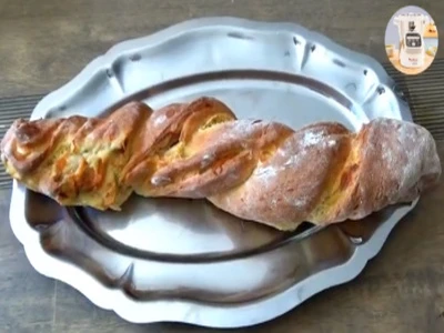 Tresse briochée au saumon fumé