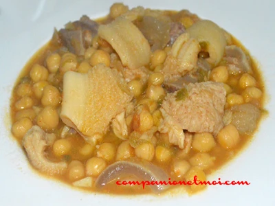 Tripes aux pois chiches