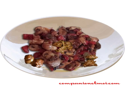 Veau champignons à la sauce wok