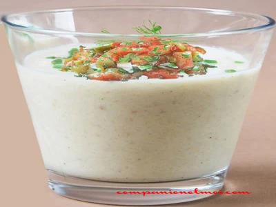 Crème de fenouil et saumon