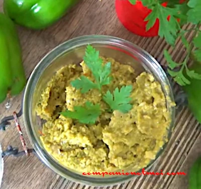 Crème de poivrons verts