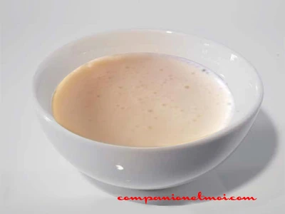 Crème de soja maison