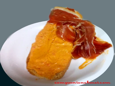 Crème de tomate au jambon