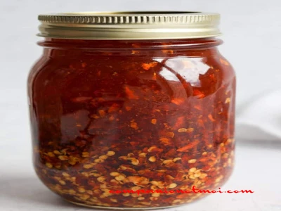 Huile de piment aromatique maison