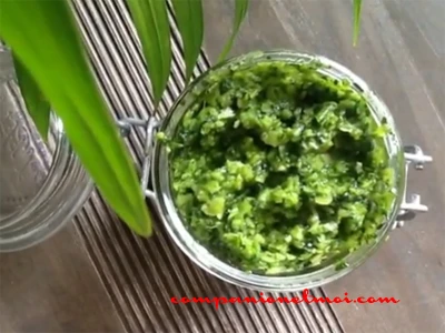 Pesto de coriandre