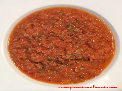 Sauce bolognaise au vin blanc