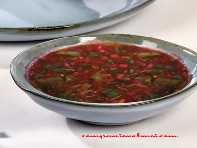 Sauce chilienne à la coriandre