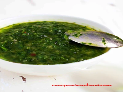 Sauce chimichurri colombienne