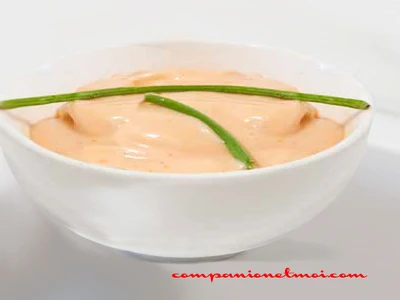 Sauce rose au cognac
