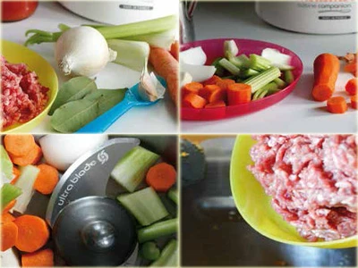 Préparation recette Sauce tomate viande hachée