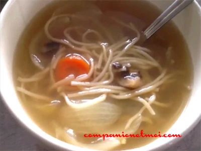 Bouillon aux légumes