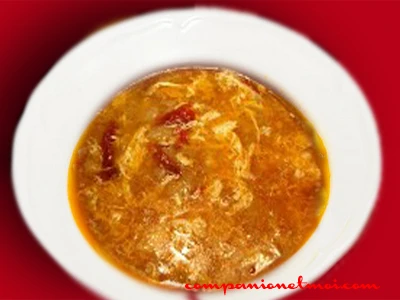 Bouillon de légumes au paprika