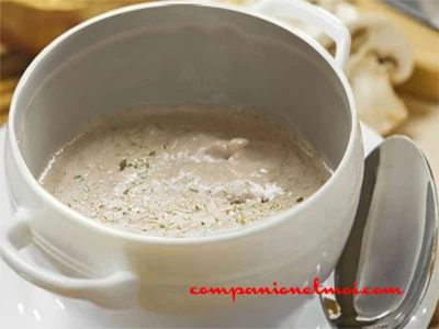 Crème de champignons vegan