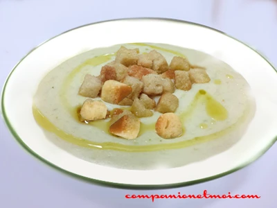 Crème de courgette