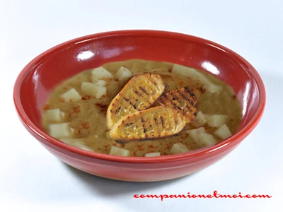 Crème de légumes au fromage