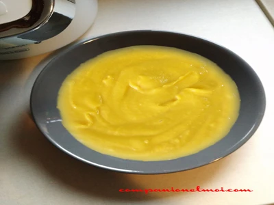 Crème de potiron poireau et pomme de terre