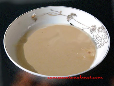 Crème de topinambours aux cèpes