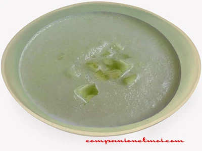 Gaspacho  de concombres