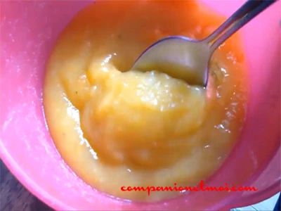 Purée de courgette carottes et pomme de terre pour bébé