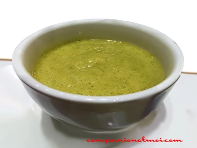 Soupe de brocoli et courgette