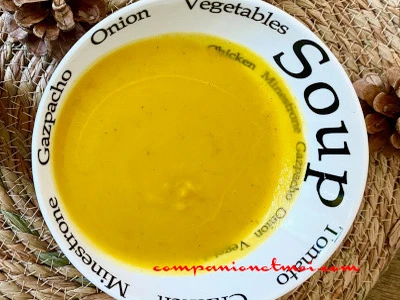 Soupe de carottes pomme oignon