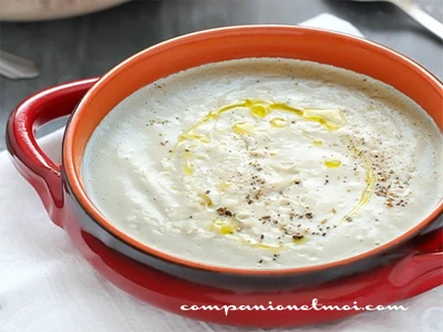 Soupe de chou-fleur au parmesan