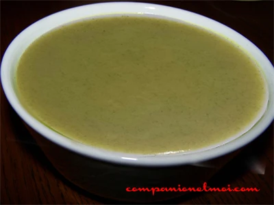 Soupe de courgettes à la vache qui rit