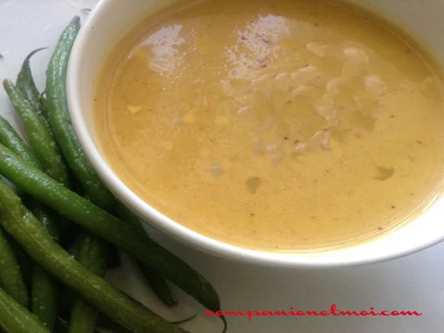 Soupe de haricots verts
