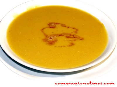 Soupe de légumes aux lardons