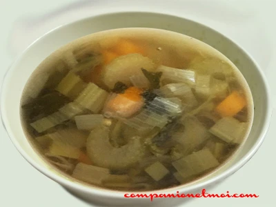 Soupe de légumes rapide