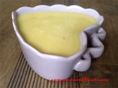 Soupe de pois cassés pour bébé