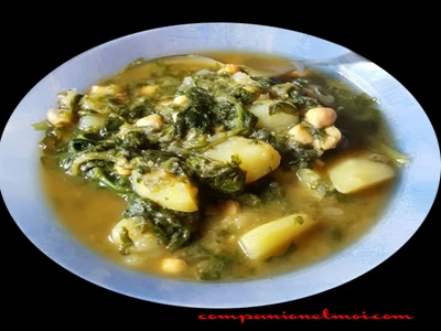 Soupe de pois chiches aux légumes