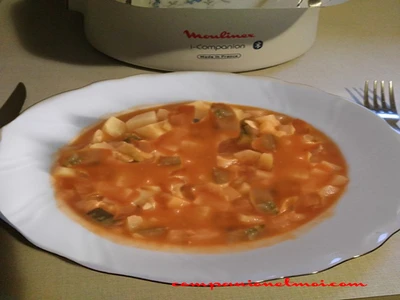 Soupe de pomme de terre et de courgette