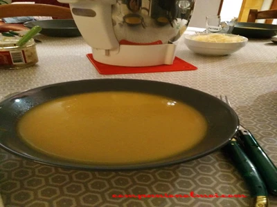 Soupe de pomme de terre poireau carotte et navet