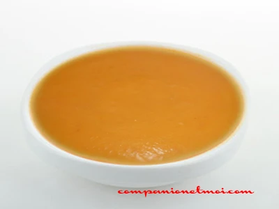Soupe de potimarron à la vache qui rit