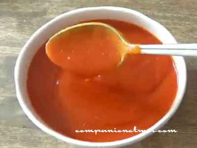 Soupe de tomate et patate douce
