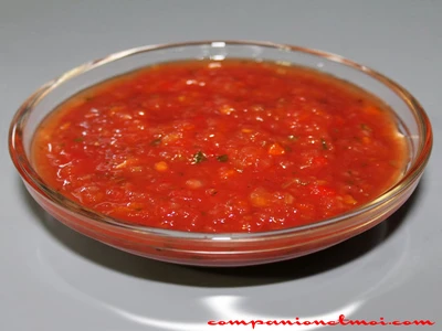 Soupe froide tomate et piquillos