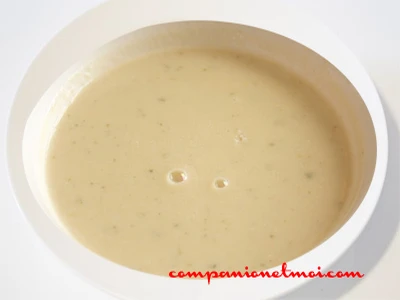 Velouté de haricots blancs