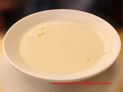 Velouté de salsifis au boursin