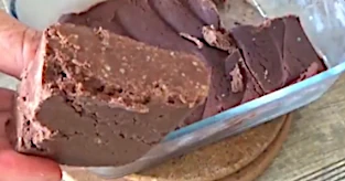 Brownie vegan pois chiches et chocolat