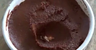 Entremets healthy carotte et chocolat