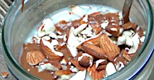 Overnight oats (flocons d'avoine trempés à froid)